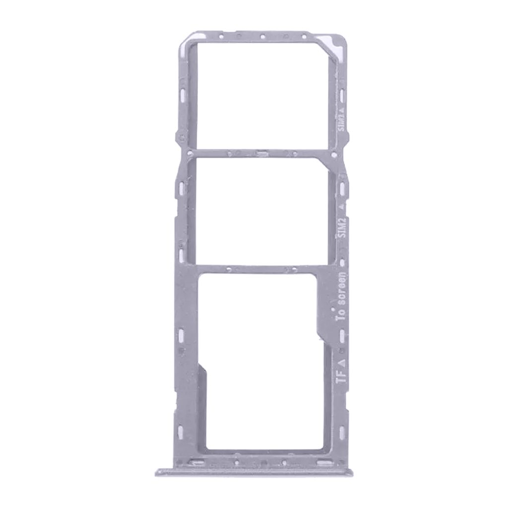 2x SIM + 1x Micro-SD Kartenhalter Ersatzteil für Samsung Galaxy A22 5G – violet