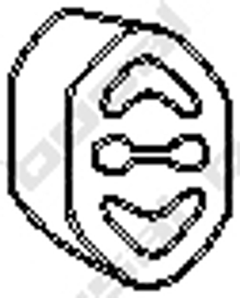 Bosal Anschlagpuffer, Schalldämpfer Endschalldämpfer 255-030