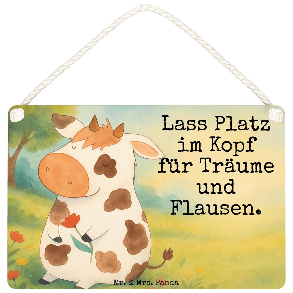 Mr. & Mrs. Panda Schild Kuh Design DIN A4 - Weiß - Geschenk, Milch, Kühe, wandtafel, Bauernhof, Hof, Wandbild Holz, Holzschild, holzbild, Türsch...