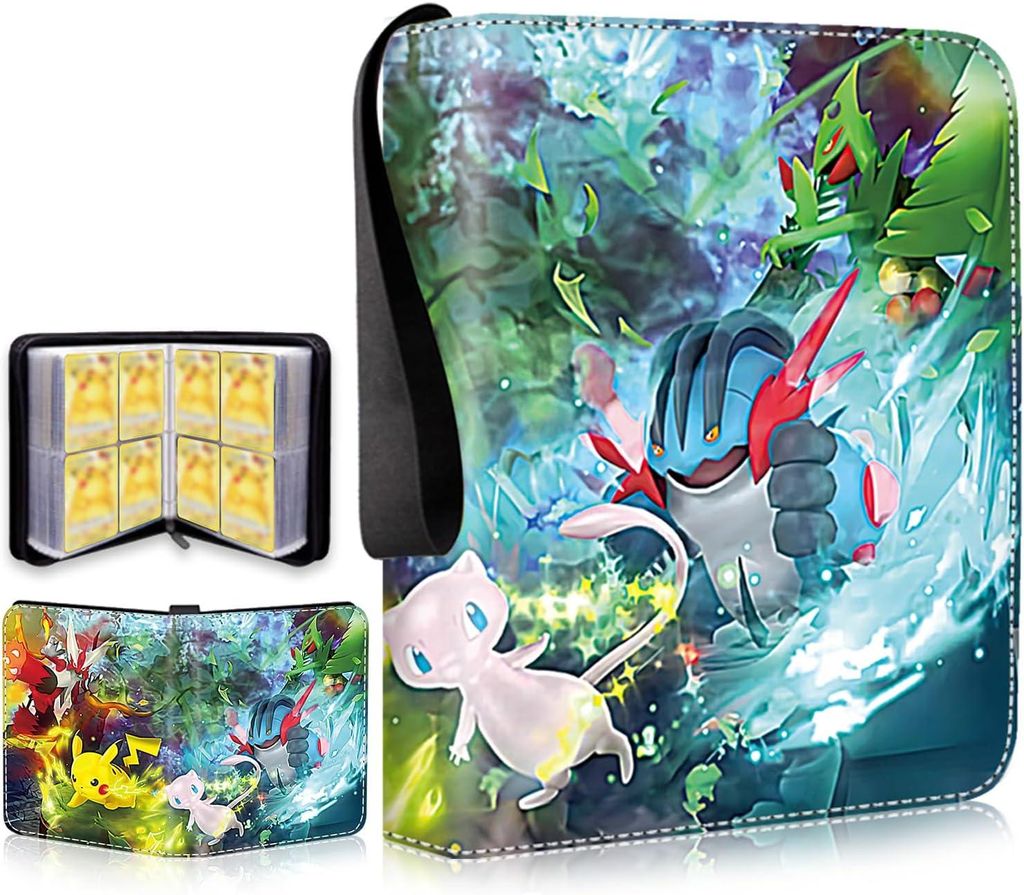 Pokemon Sammelalbum Sammelmappe für 440 Karten, idealer Schutz, 4 pocket