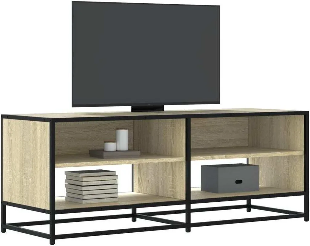 Mobile Porta TV 120x40 Maison Exclusive - Rovere e Metallo Industrial