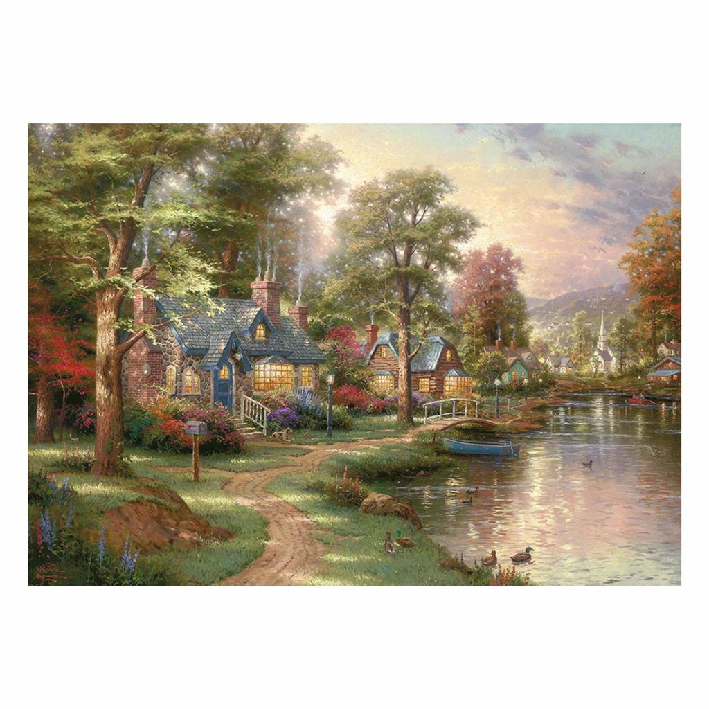 1500 Teile Schmidt Spiele Puzzle Thomas Kinkade Am See 57452