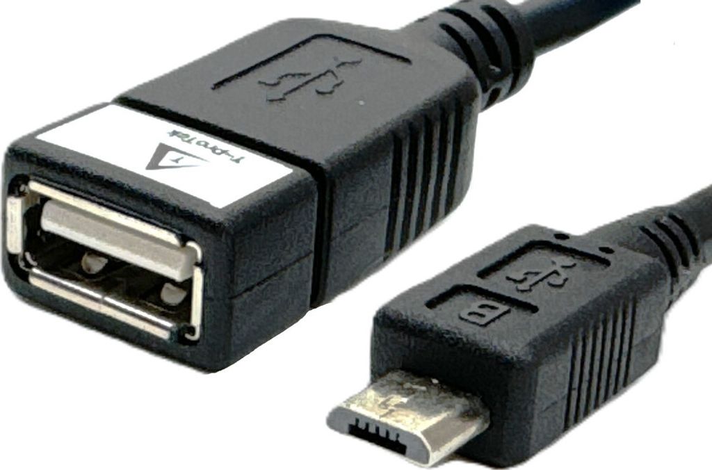OTG Micro Kabel Adapter USB Host Datenübertragung Datenkabel kompatibel für HP EliteBook Revolve 810 G3 (L8D31UA)