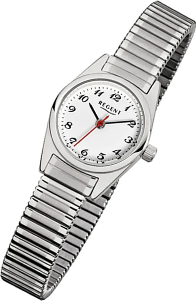 Montre classique Regent F-270 pour femme en acier argenté - 2