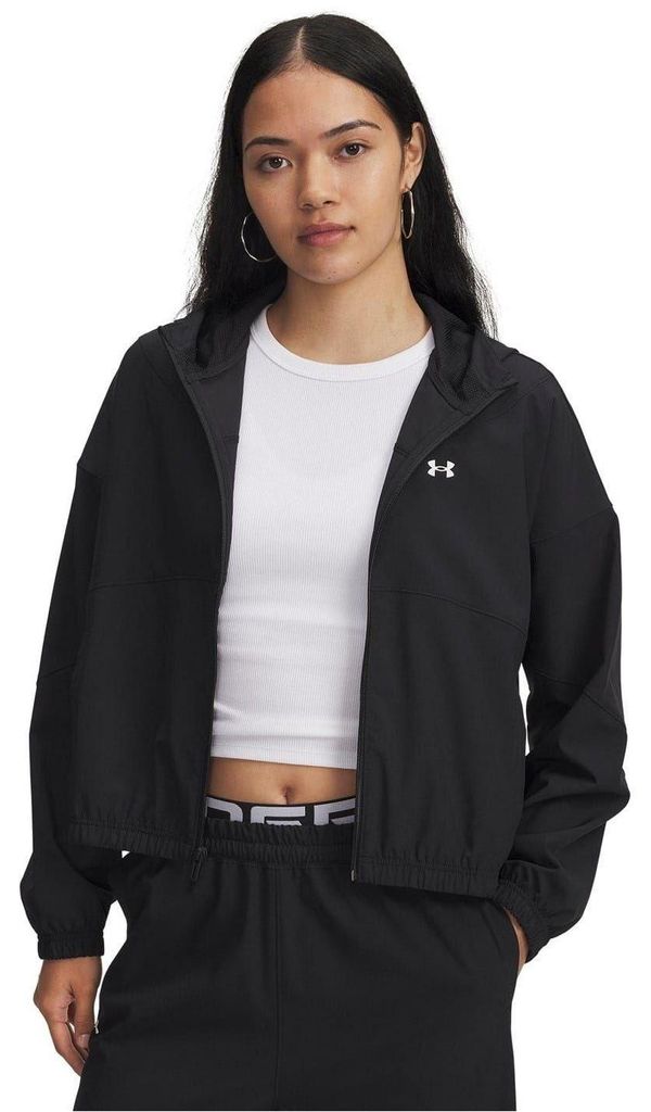 Under Armour - "Rival" Trainingsjacke für Damen, gewebter Stoff GT26369 (34 DE) (Schwarz)
