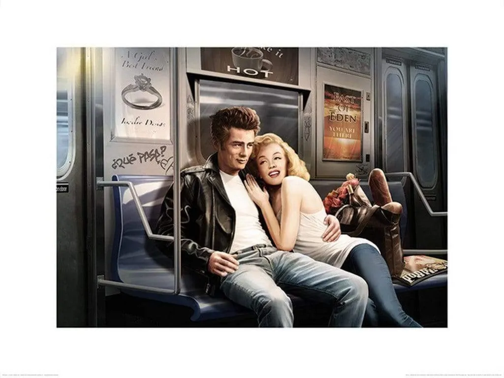 Art Print Subway Ride J.J. Brando de Qualité Premium Format 60x80 cm - 2