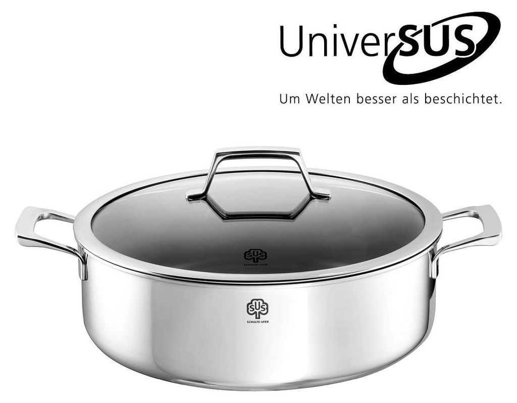 Schulte-Ufer Quasar mit UniverSUS Schmorpfanne Ø28 cm