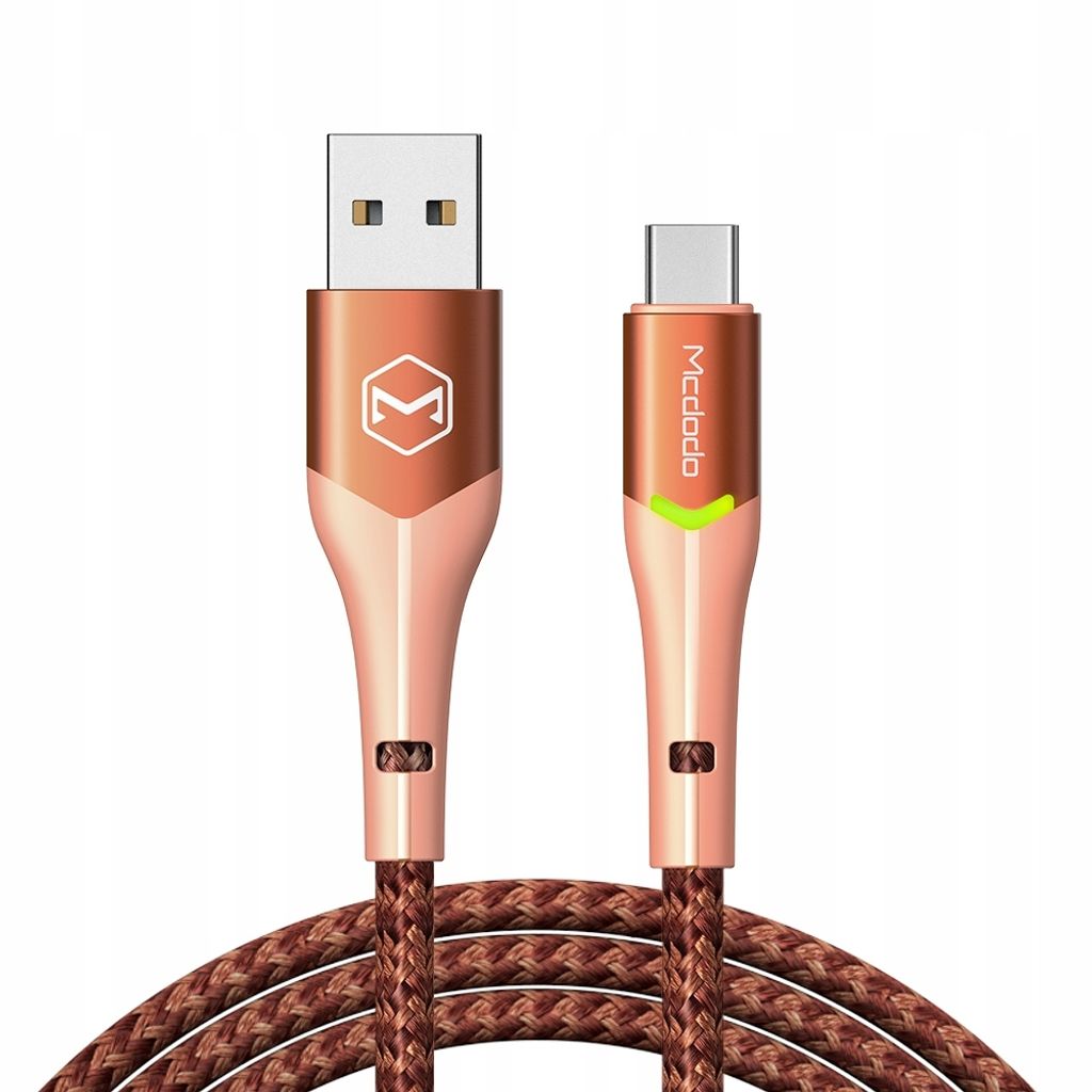 Mcdodo Fast Charging Usb-C Usb 1M Qc 4.0 Telefonkabel Mit Led-Anzeige