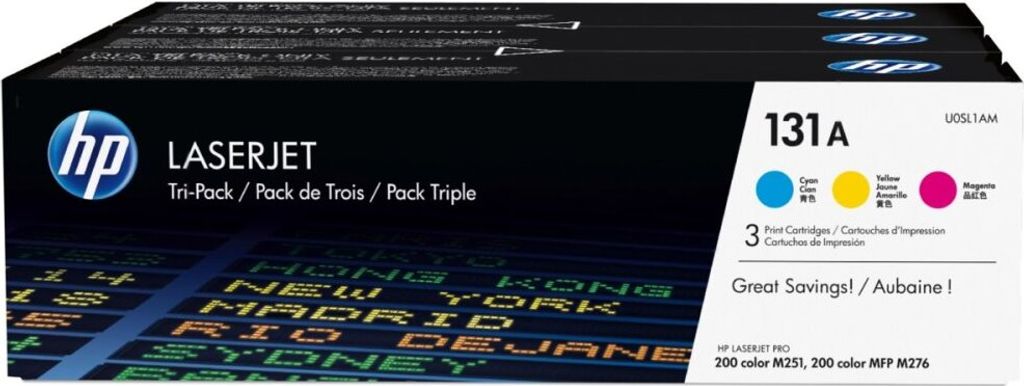 HP Set Toner 131A Dreierpack - CMY