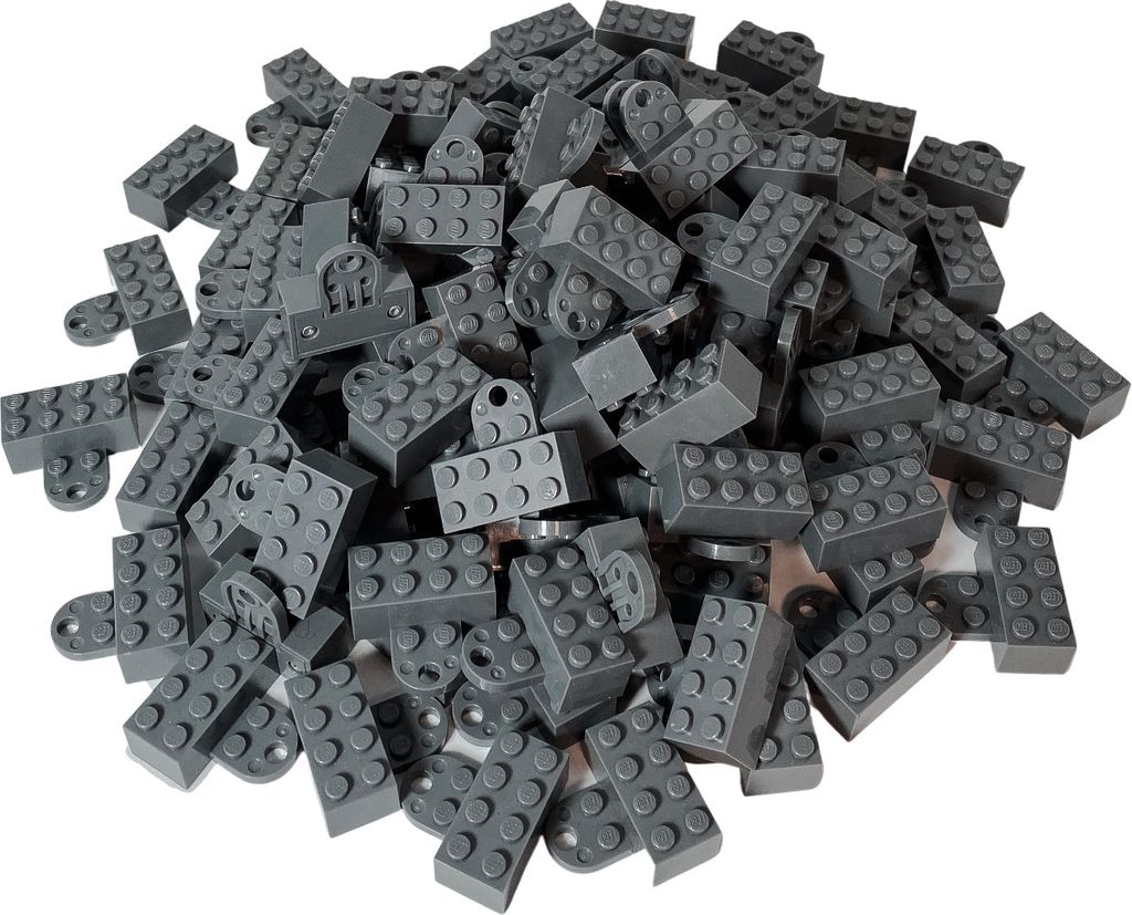 LEGO® 2x4 Pierre magnétique Aimant gris foncé - 74188c01 Image du produit 