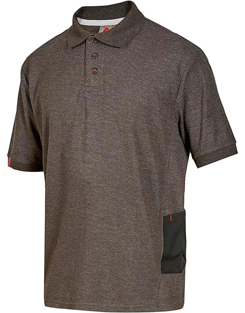 U-power Gap Kurzarm-poloshirt 3 Einheiten Grau 2XL Mann Grau 2XL