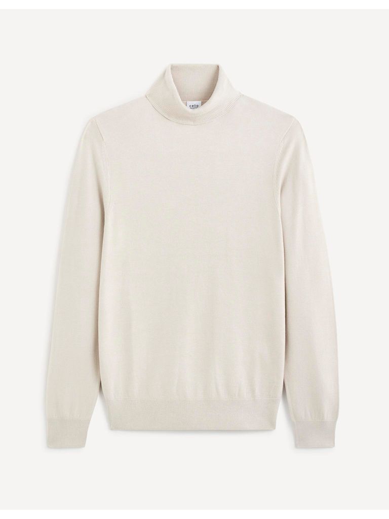 Celio Beige Herren-Rollkragenpullover Cerouley XXL