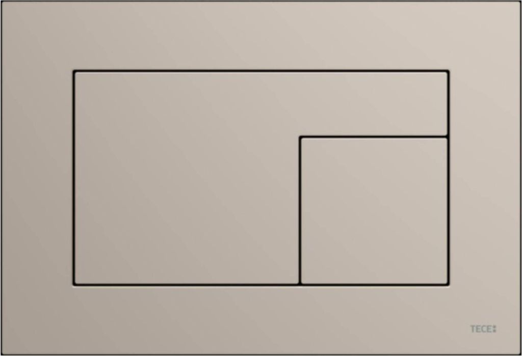 TECE WC-Betätigungsplatte TECEvelvet, für Zweimengentechnik, 220x150x5mm, 9240733