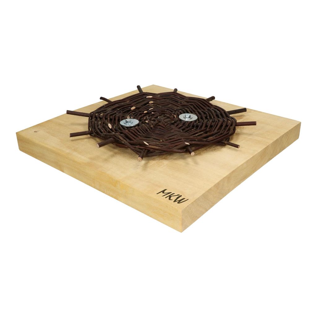 Schwimmende Plattform für Wasservögel vom Typ Seeschwalbe MKW – Wetterbeständig – aus massivem Laubholz gefertigt