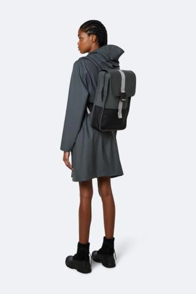 Rains 1370 Buckle Backpack Mini Slate : Sac à dos imperméable gris - 6