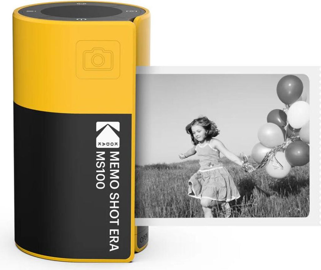 Kodak MemoShot Era MS100, 68,58 x 45,72 mm, Schwarz, Gelb, Produktbild 