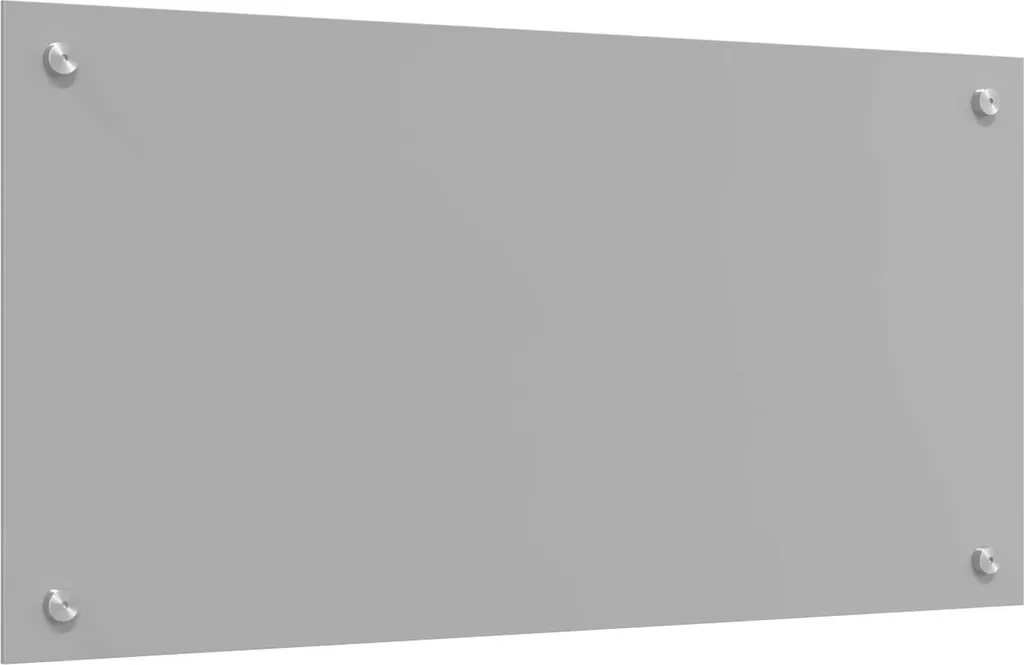 vidaXL Alzatina da cucina grigio chiaro 80 x 40 cm Vetro temperato - 3