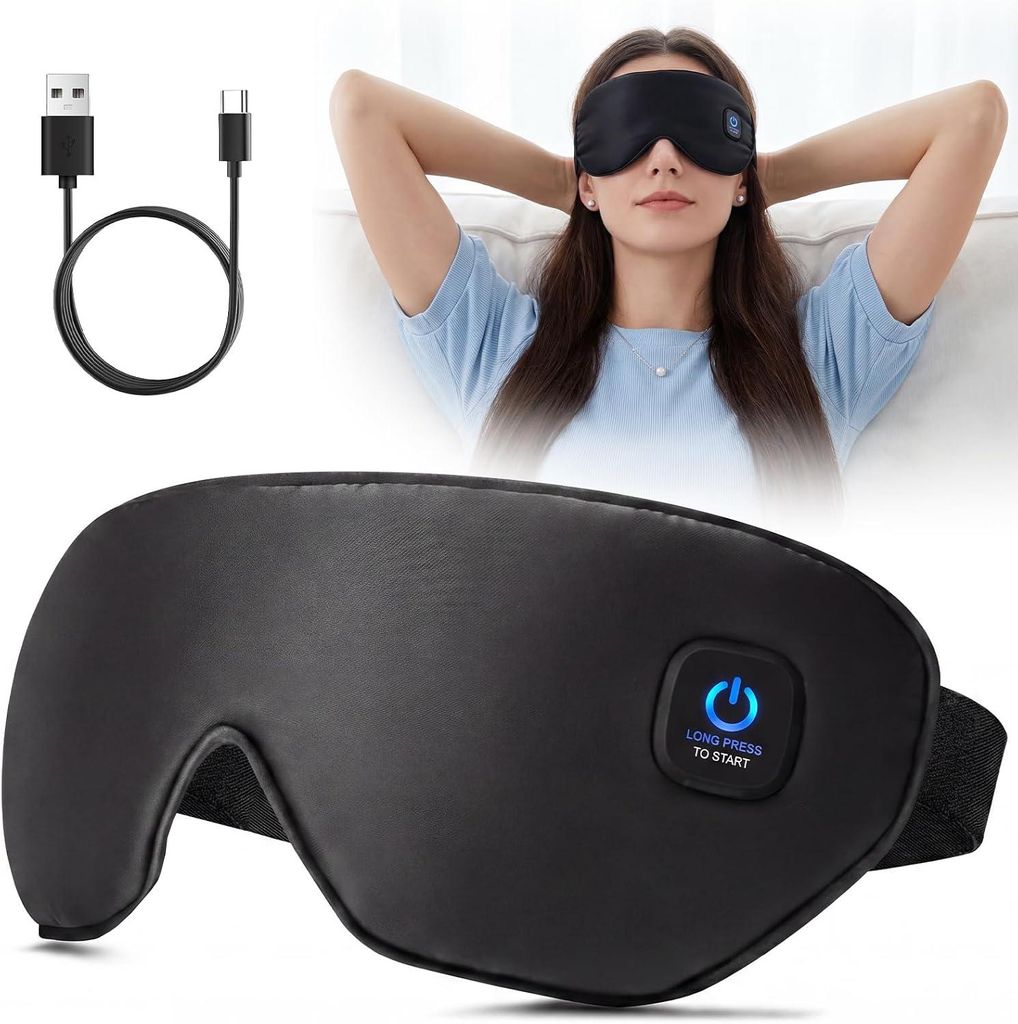 Augenmaske wärmend, Kabellose Wärmbrille, trockene Augen Produktbild 