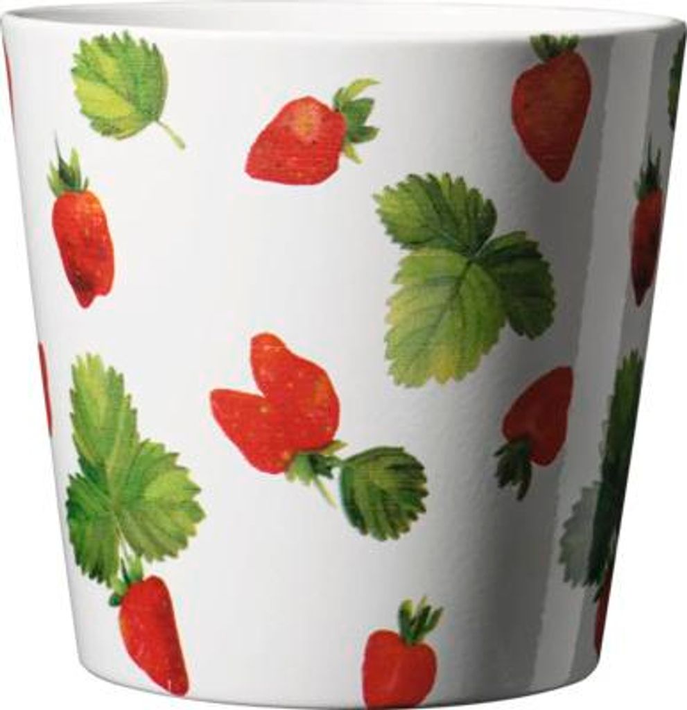 Blumentopf Soendgen Dallas Strawberries Keramik Ø 14 cm H Produktbild 