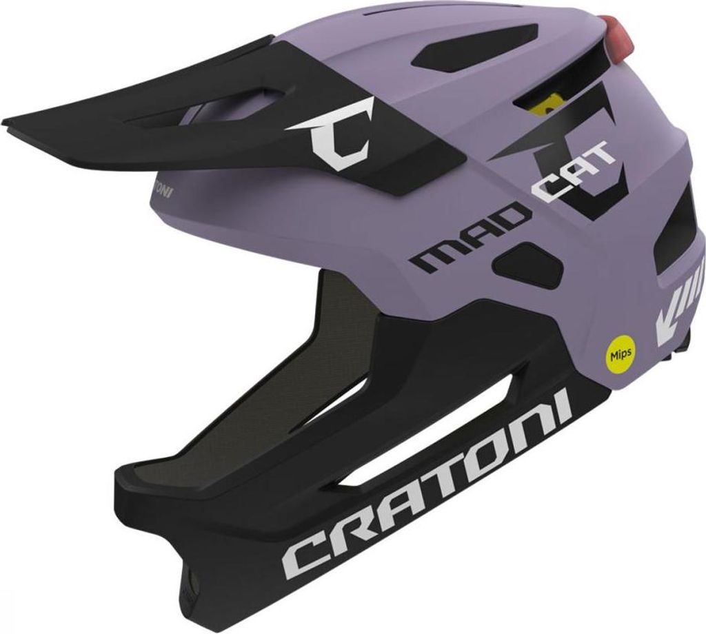 Cratoni Madcat Mips Kinderhelm Lila/Schwarz matt – S/M Produktbild 