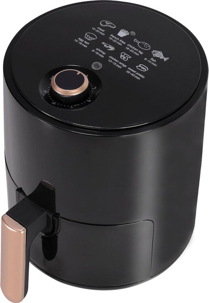 (Schwarz, 4,5 L) Heißluftfritteuse, Garkammer, Produktbild 