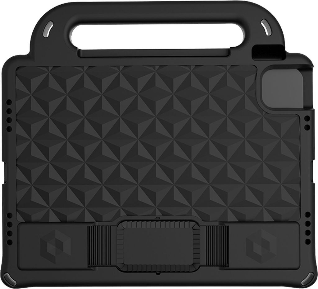 Mobigear Diamond iPad Pro 11 Zoll (2022) Tablet Hülle für Kinder mit Tragegriff - Schwarz