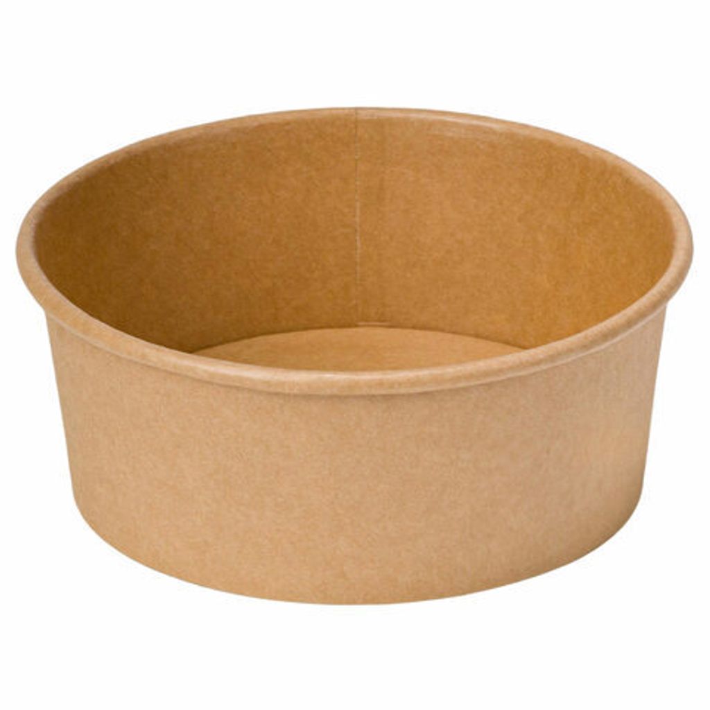 50x Salatschalen  500 ml aus Kraftpapier braun Produktbild 