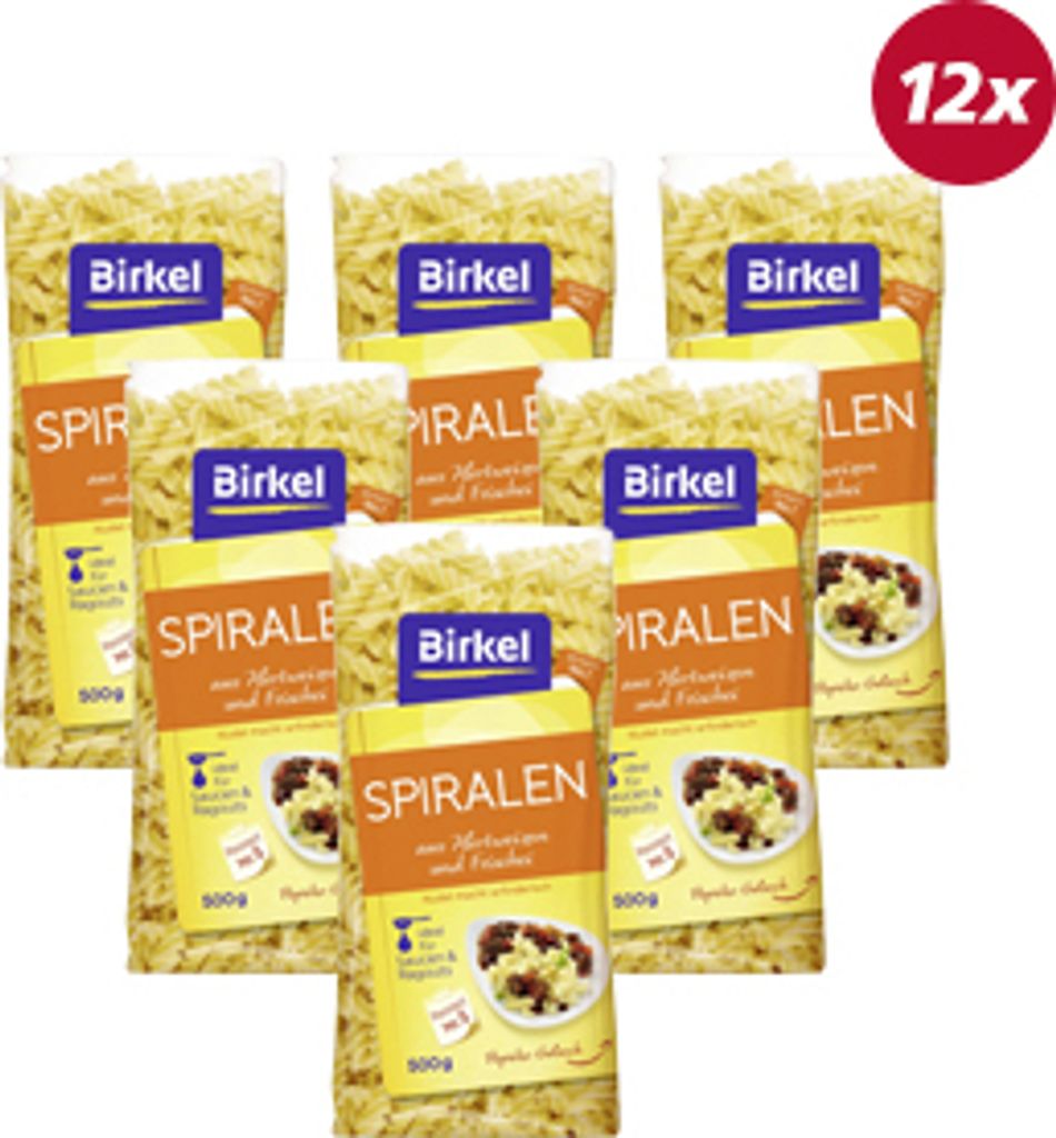 Birkel No.1 Spiralen 12 x 500 g Produktbild 