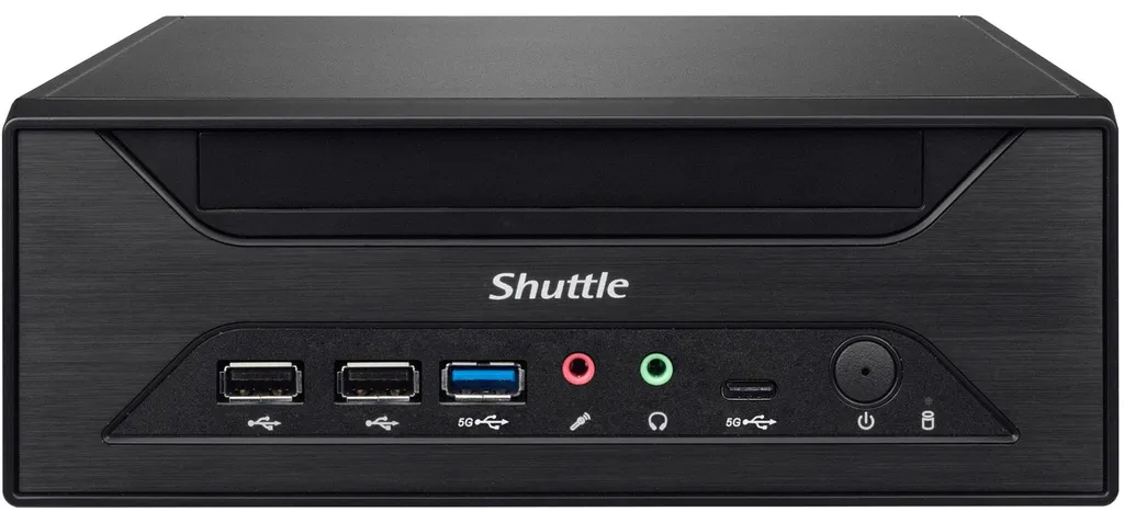 Mini PC Barebone XH610 Shuttle - Boîtier Compact avec Chipset Intel H610