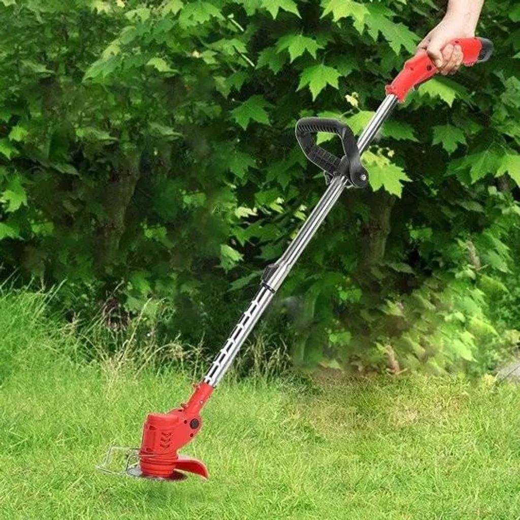 Coupe-bordure électrique à batterie et brosse rotative articulée 18V