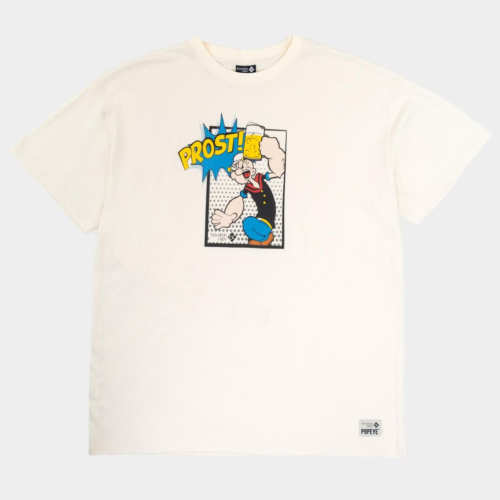 Bavarian Caps T-Shirt Prost, Popeye natur L Produktbild 