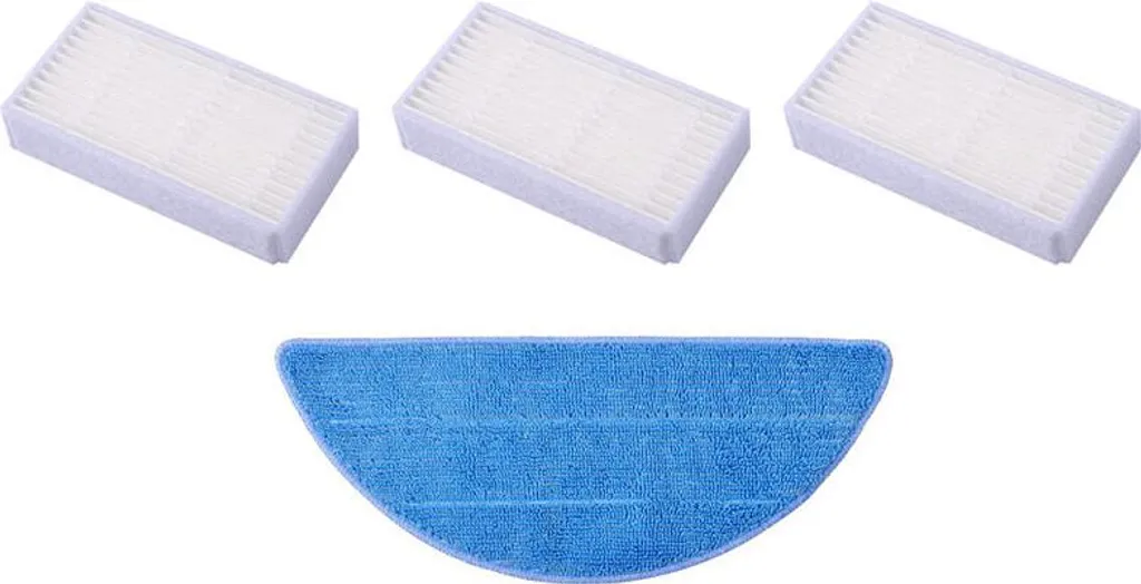 Kit Accessoires TESLA RoboStar T10 T30 T40 avec 3 Filtres HEPA et Mop