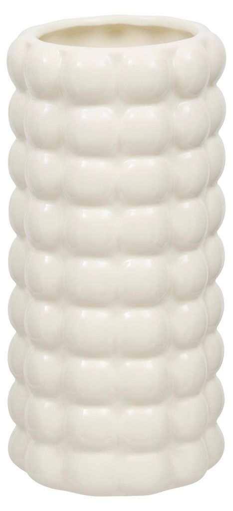 Wazon ceramiczny SKY, Ø 10,5 x 23 cm, biały Zdjęcie produktu 