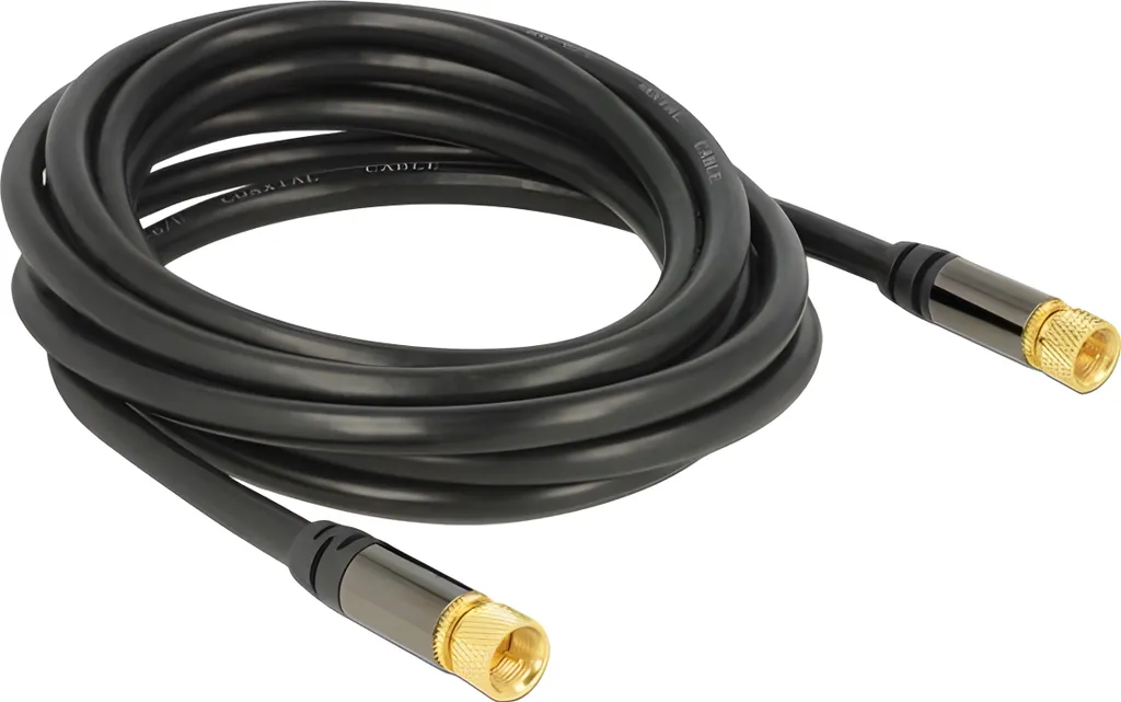 Delock Cavo Antenna 3m F-F Nero | Recensione e Test Segnale RG-6/U