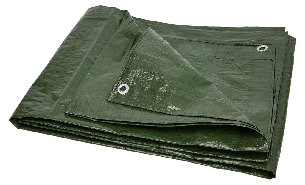Bâche Garronda imperméable, avec œillets – 2 x 4 m, 80 g/m² Image du produit 