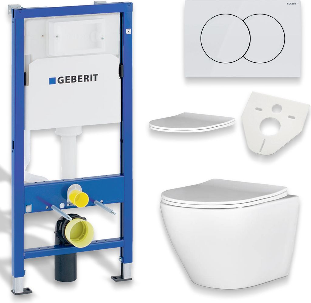 ZESTAW WC: stelaż podtynkowy Duofix + toaleta Slim Zdjęcie produktu 