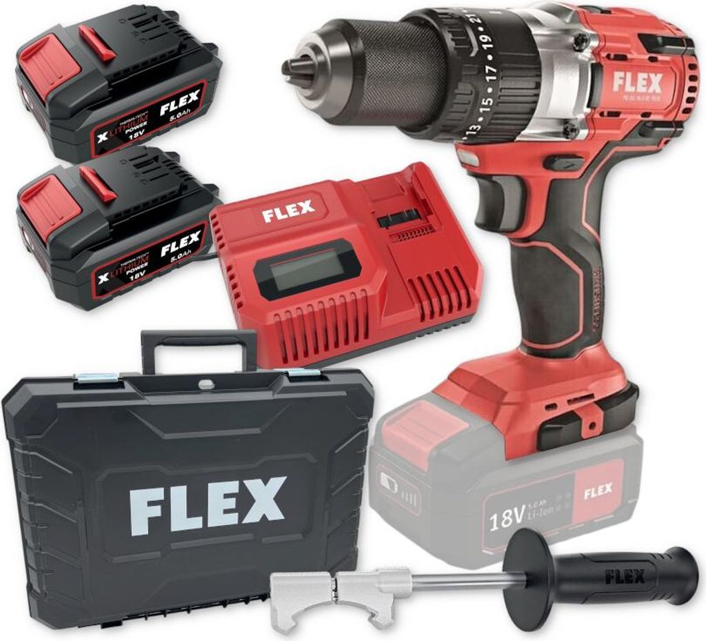 Flex Akku-Schlagbohrschrauber PD 2G 18.0-EC FS55 Set Produktbild 