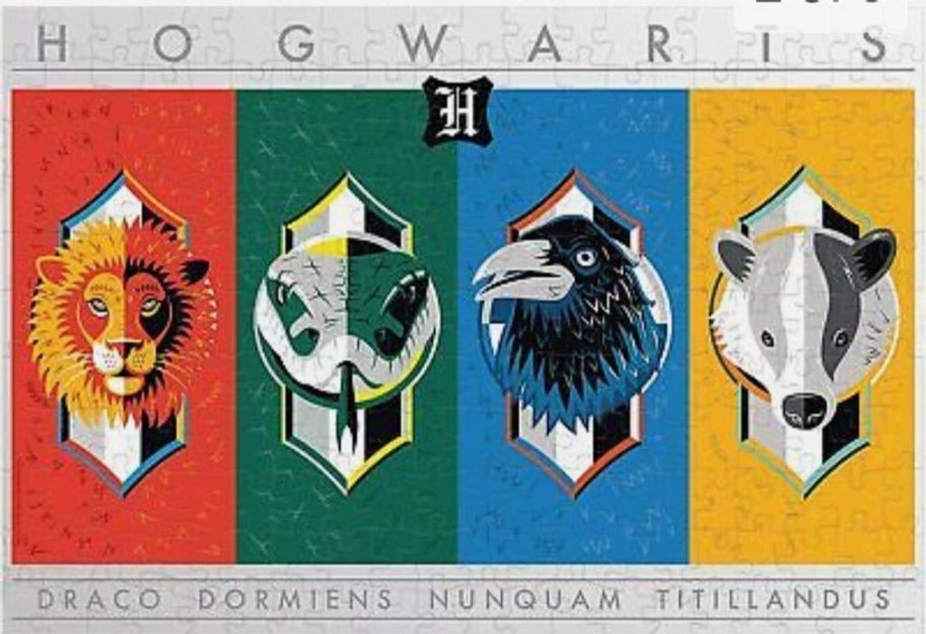 Harry Potter - Hogwarts Häuser-Puzzle CD1133 (Einheitsgröße) (Bunt)