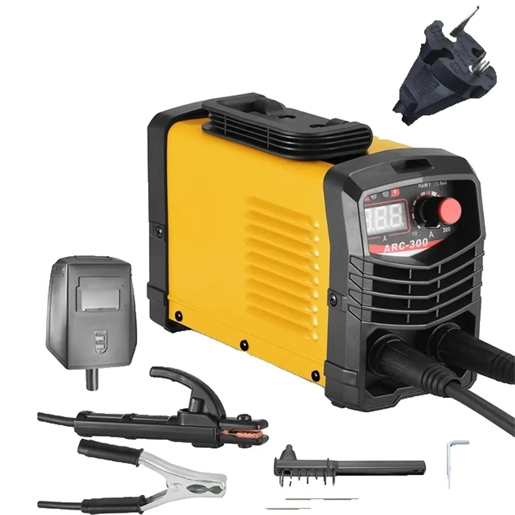Saldatrice ARC MMA Inverter Gialla 220V LCD - Smart Welding Technology