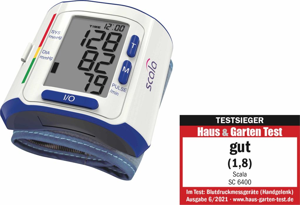 SCALA SC 6400 - poignet - automatique - rouge - blanc - Image du produit 