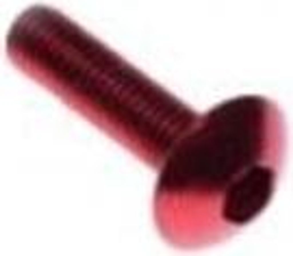 Motorrad Windschutzscheiben-Schrauben M5x20 Rot Universal 5999000113078