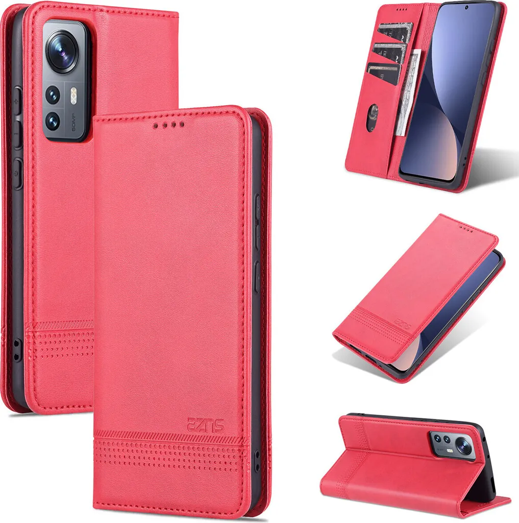 Cover Xiaomi 12 Lite Rosa in Pelle: Custodia a Libro Chic e Protettiva