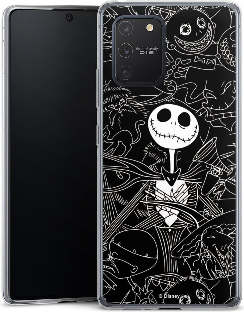 DeinDesign Slim Hülle für Samsung Galaxy S10 Lite Silikon Case Ultra Dünn Handyhülle Disney Halloween Nightmare Before Christmas