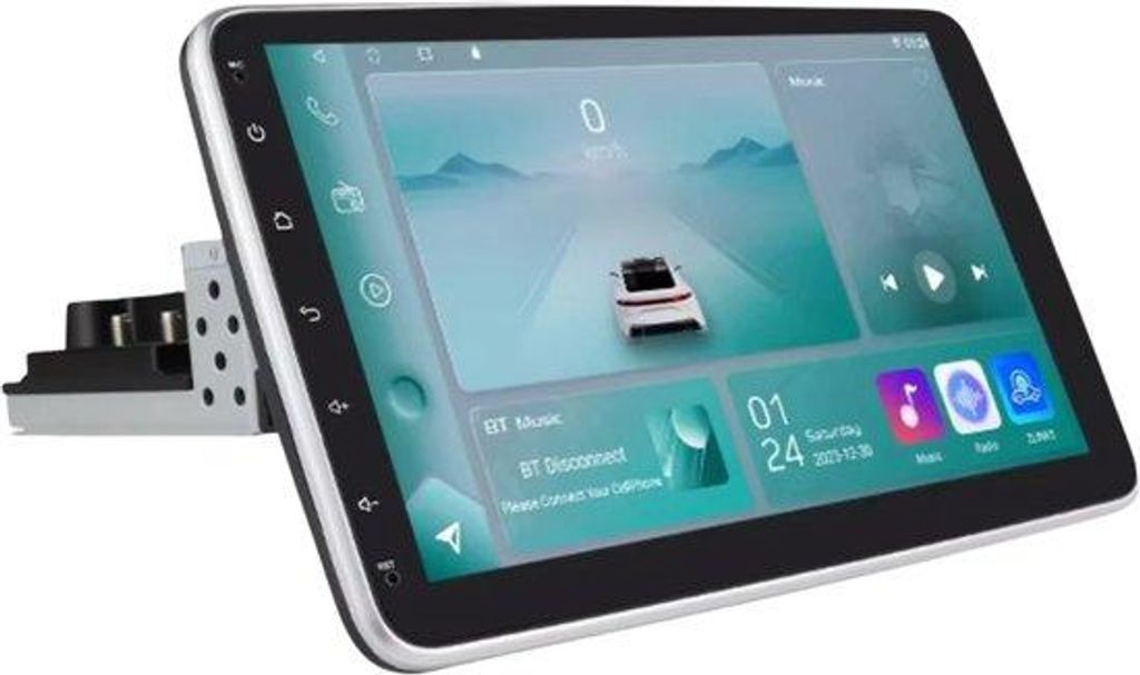 Autoradio mit Bluetooth und CarPlay – für alle 1-DIN-Fahrzeuge – kompatibel mit Apple und Android – Stereoanlage – Navigationssystem – 1...