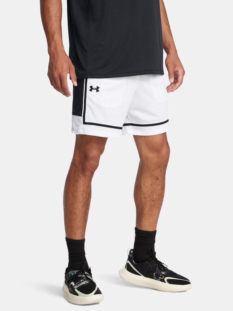 Under Armour Ua Baseline Pro Mesh Short - bianco, taglia:L Immagine del prodotto 