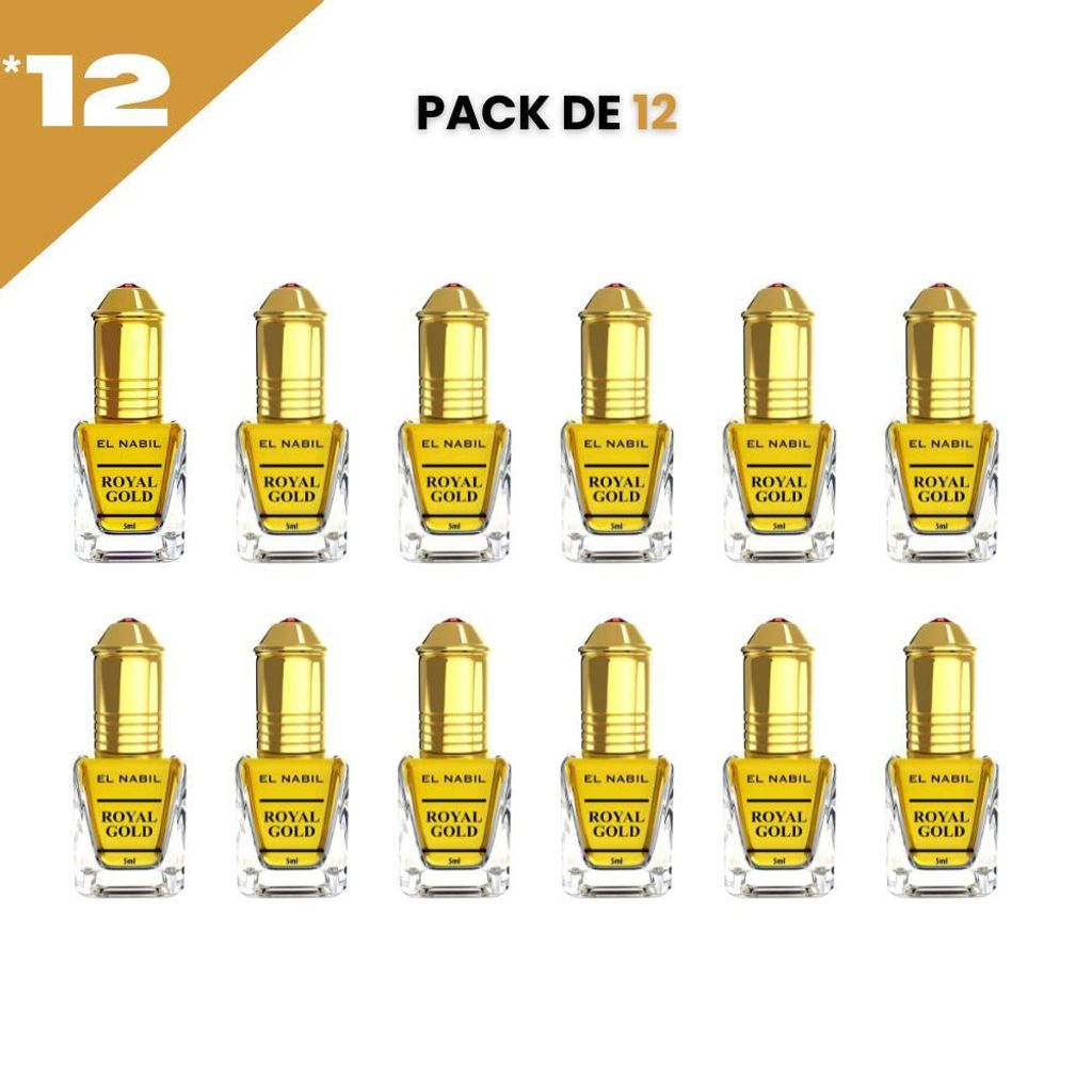 el Nabil Royal Gold Parfum Concentré Sans Alcool 12*5ml