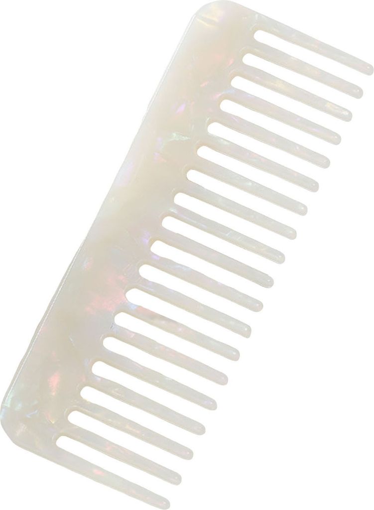 Haarkamm aus Zelluloseacetat, breite Zähne, antistatisch, Kopfhautmassage, Taschenkamm, Marmorierung, für Männer und Frauen, nass, trocken, kurz...
