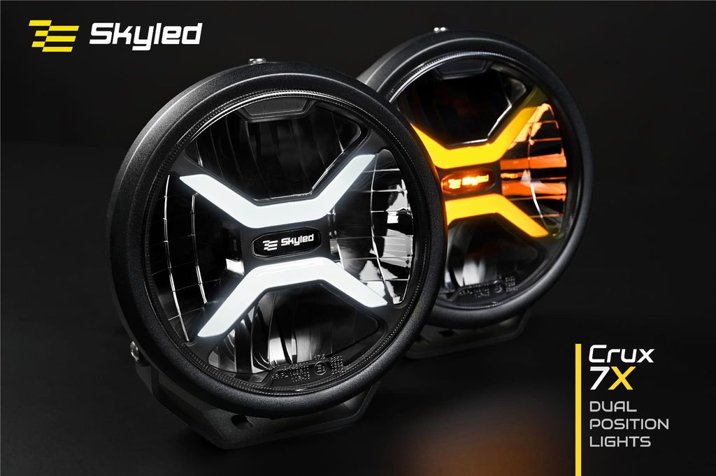 SKYLED Crux 7X LED Fernscheinwerfer Rund 7 Zoll, 60W Produktbild 