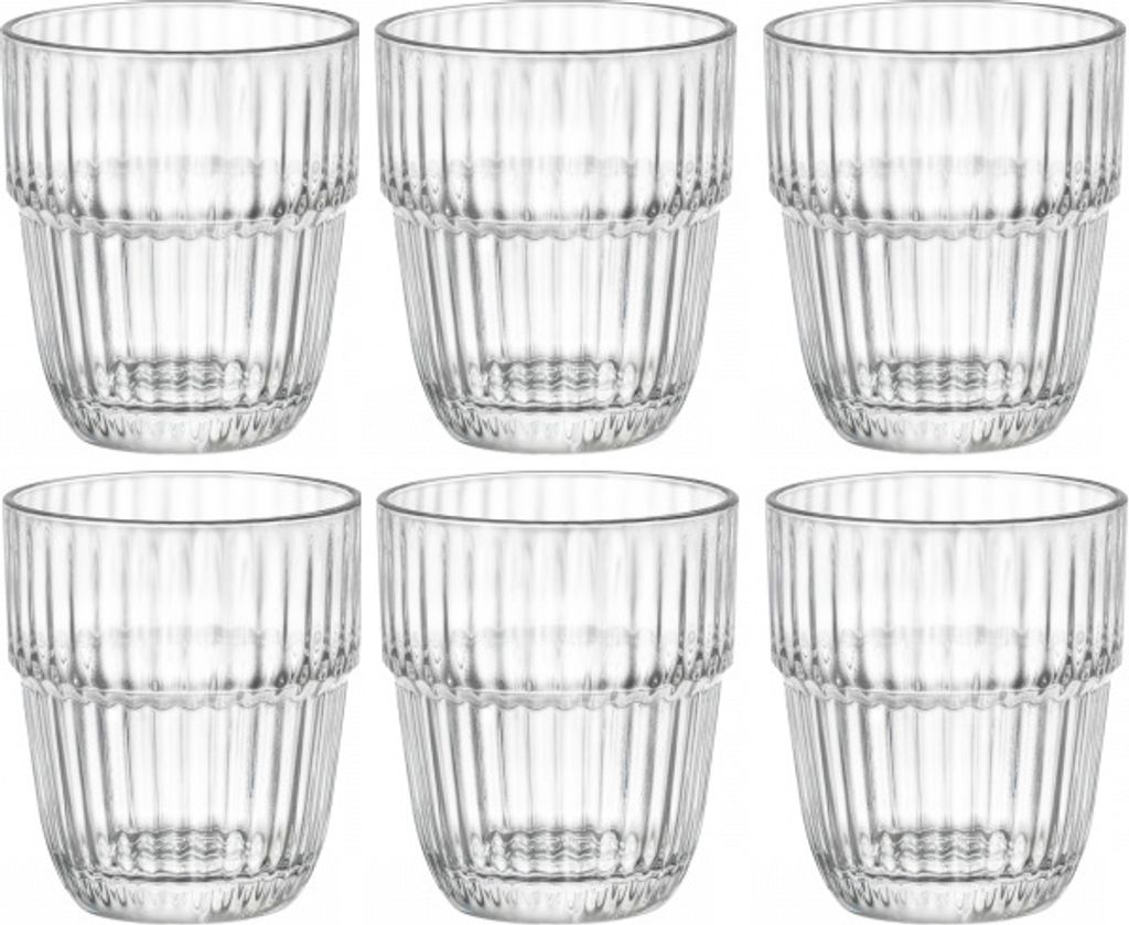 Bormioli Rocco Cocktailgläser / Whiskeygläser / Wassergläser Barshine - 395 ml - 6 Stück