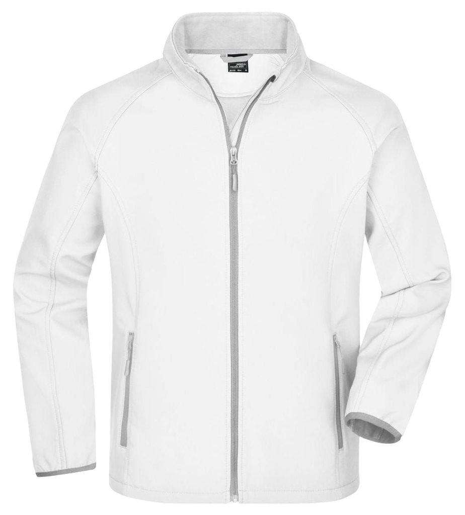 James and Nicholson - "Promo" Softshelljacke für Herren LT3167 (S) (Weiß)